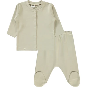 Civil Baby Erkek Bebek Pijama Takımı 1-6 Ay Bej