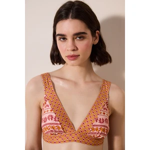 Palm Hot Çok Renkli Bikini Üstü