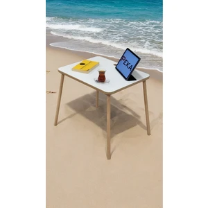 Katlanır Kamp Masası Portatif Mdf Bahçe Balkon Piknik Sehpası 60X45 Yüksek Kalite