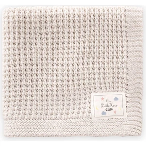 Selanik Triko Battaniye 80X100 (+/-5 cm ) Ekru