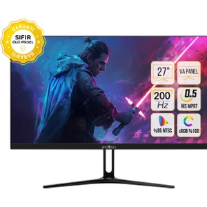 James Donkey Epic E20 27'' 200Hz 0.5Ms FHD VA Panel Gaming Monitör (Sıfır Ölü Piksel Garantili)