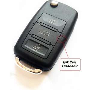 Skoda Octavia Roomster 2004-2008 Uyumlu Anahtar Kabı Kumanda Kabı Oto Anahtarlık Logolu