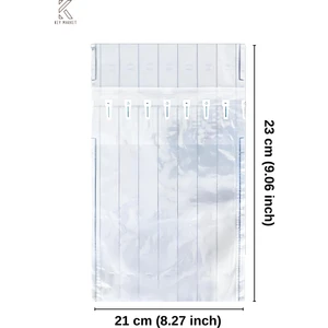 Key Market 50 Adet-Paket 21x23 cm Airpack Ambalaj Torbası Airbag Havalı Poşet Dayanıklı Paketleme