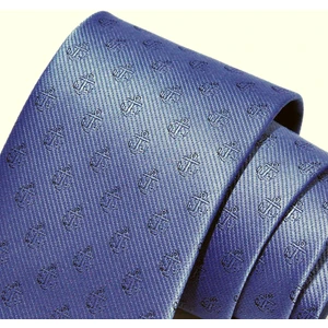El Yapımı Denizci Kravat Avara Desen Jakarlı Mikrofiber Kravat (MAR002)