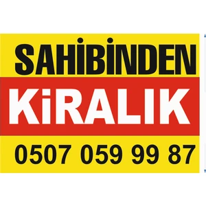 Real Reklamdayız Sahibinden Kiralık Branda Afiş Kağıt Baskı Uyarı ve Yönlendirme