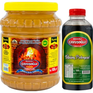 Bozkırlı Çavuşoğlu Çavuşoğlu Odun Ateşinde Bozkır Tahini 1830g + Üzüm Pekmezi 1000g