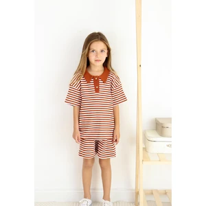 Çizgili Lacoste Ikili Takım