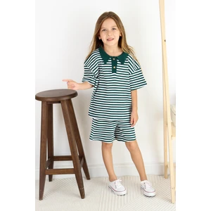 Çizgili Lacoste Ikili Takım