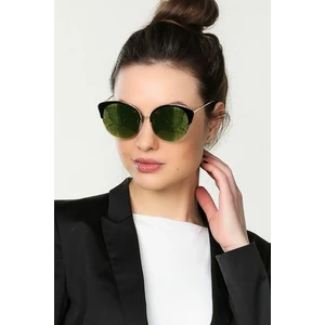 Aynalı Kedi Model Yeşil Kadın Güneş Gözlüğü