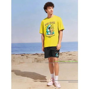 Çift Sevgili Kombini Oversize Baby Shark Tasarım Baskılı T-Shirt 4'lü Set