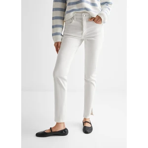 Mango Yırtmaçlı Dar Jean