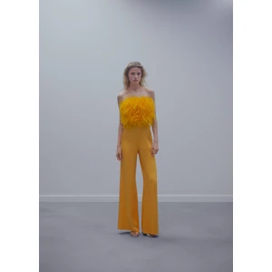 Saten Palazzo Pantolon