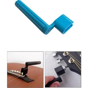 W11-BL Gitar Tel Sarıcı Gitar Burgu Çevirici Mavi