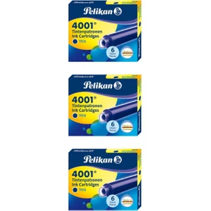 Dolma Kalem Kartuşu Mavi 3 Paket