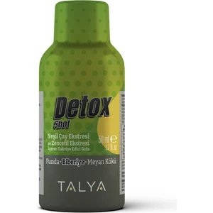 Detox Shot Yeşilçay Ekstresi ve Zencefil Ekstresi Içeren Takviye Edici Gıda 50 ml
