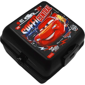 Cars 4 Bölmeli Plastik Beslenme Kutusu Siyah (OTTO-42565)