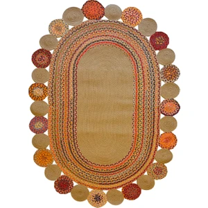 Natural Jüt Halı El Dokuma Hasır Yolluk Bohem Jüt Kilim Hmfjut431 120 X 180 Cm