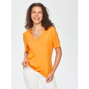 Faik Sönmez V Yaka Kısa Kol T-Shirt 69027