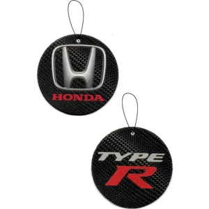 Karbon Detay Üzerine Honda Logolu Dekoratif Oto Kokusu ve Aksesuarı