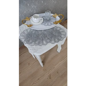 Zesa Home 6 Lı Kahve Yanı Şık Sunum Güpür Tül Peçeteler