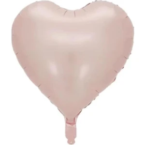 Patladı Gitti Bebek Pembesi Kalp Folyo Balon 18 Inç - 45 Cm