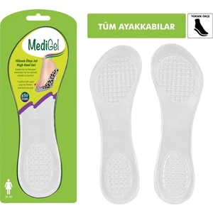 Medgel MG12 - Topuklu Ayakkabı ve Babet Yapışkanlı Jel İç Tabanlık | Yumuşak, Kayma Önleyici Yastıklama
