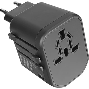 SL-WL20PD 2*usb 2.4A + Pd 20W Yedek Akım Sigortalı 100-240V Universal Çevirici Priz Adaptör