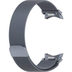 Samsung Galaxy Watch 7 40 / 44 mm Mıknatıslı Hasır Metal Örgü Kordon Kayış Tam Uyumlu Orijinal Pim