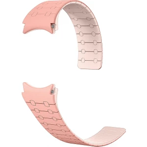 Samsung Galaxy Watch 7 40 / 44 mm Magnetik Silikon Kordon Mıknatıslı Spor Şık Tasarım Premium Kayış