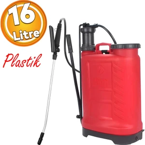 Ilaç Püskürtme Kollu 16 Lt Mekanik Pompa K16A Bitki Bahçe Ilaçlama Sırt Asmalı