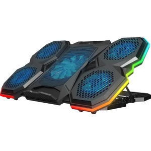 AD-RC14 X-Ranger Rgb 5fan Yükseklik Ayarlı Telefon Tutucu 9"-17" Notebook Soğutucu Laptop Soğutucu