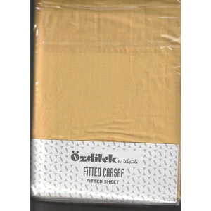 Lastikli Çarşaf Yastık Kılıflı 100*200 Gold Colourıst