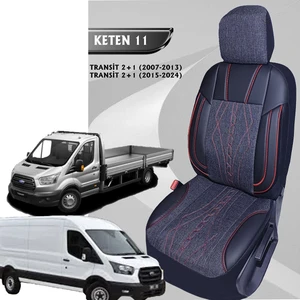 Huma Auto Transit 2007-2013 Model Uyumlu 2+1 Ön Koltuk Kılıf