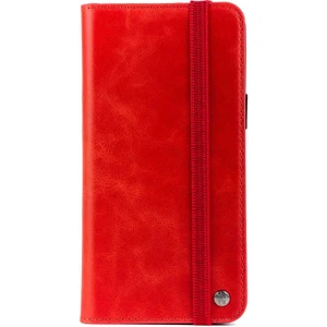 Apple iPhone Se 2022 Uyumlu Hakiki Deri Multi Cüzdan Kılıf-Kırmızı
