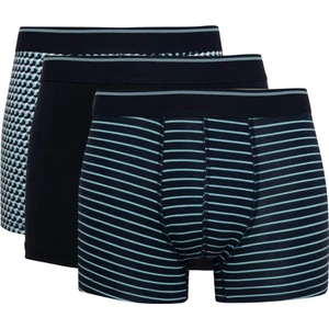Regular Fit Çizgili 3'lü Boxer C3848AX24SM