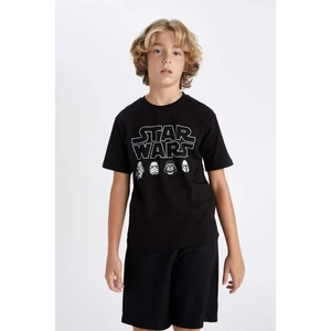 Erkek Çocuk Star Wars Bisiklet Yaka Kısa Kollu Tişört D2101A824HS