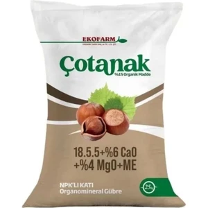 Npk Katı Orgenomineral Gübre 18.5.5+6 Cao+4 Mgo+15 Hf+Me 25 kg