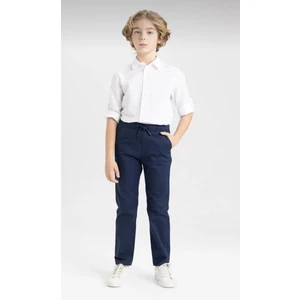 CMZ Collection Çocuk Ilkokul Ortaokul Beli Bağcıklı Kaliteli Esnek Okul Pantolonu