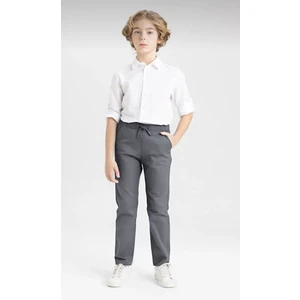 CMZ Collection Çocuk Ilkokul Ortaokul Beli Bağcıklı Kaliteli Esnek Okul Pantolonu