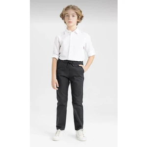 CMZ Collection Çocuk Ilkokul Ortaokul Beli Bağcıklı Kaliteli Esnek Okul Pantolonu