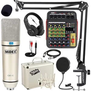 Mix Paket-3 Stüdyo Youtuber Podcast Kayıt Ekipman Seti