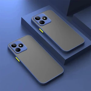 Infinix Hot 30  Kılıf 3D Kamera Korumalı Arkası Mat Kenarları Renkli Smoke Case Dexmon