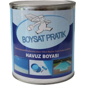 Pratik Tek Komponentli Solvent Bazlı Havuz Boyası 2.5 kg - Havuz Mavi
