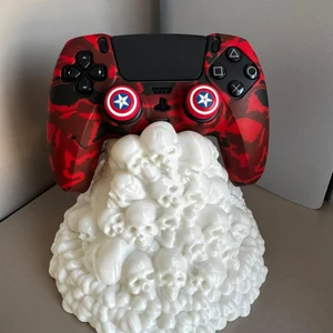 Anytime 3D Kuru Kafa Tepesi Ps4/5 Joystick Standı Kol Tutucu - Beyaz