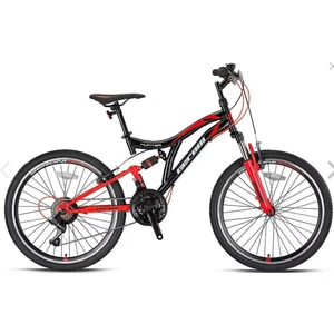 Hunter - 26" Mtb - 21 Vites - V.b. - Siyah-Kırmızı/beyaz