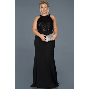 Payetli Büyük Beden Balık Abiye ABU743