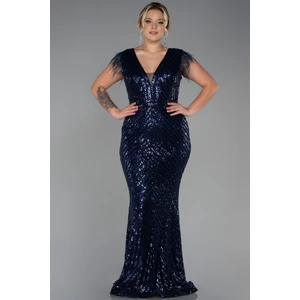 Pul Payet Uzun Büyük Beden Abiye ABU1044