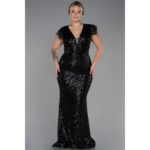 Pul Payet Uzun Büyük Beden Abiye ABU1044