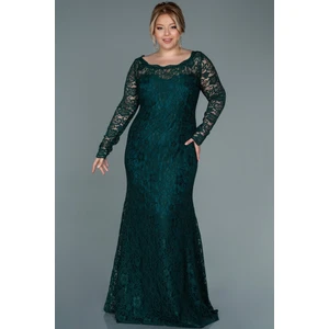 Güpür Uzun Kol Büyük Beden Abiye ABU1574