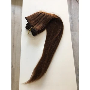 Trend Peruk Gerçek Saç 8 Parça Çıtçıt Kahve